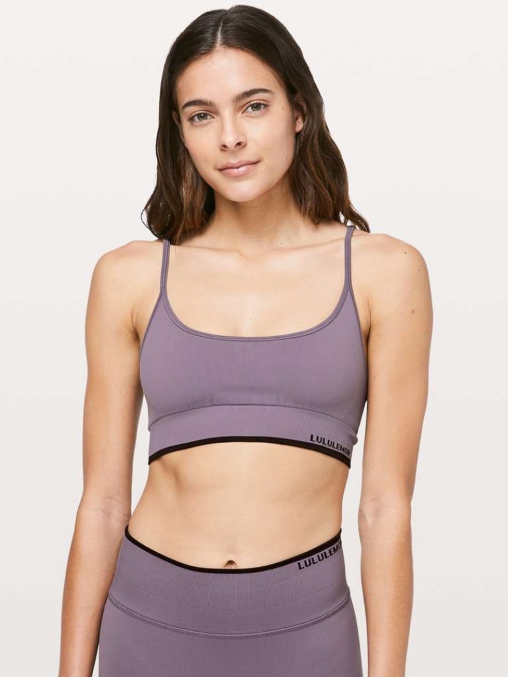 lululemon athletica Grayish Purple Sports Bra